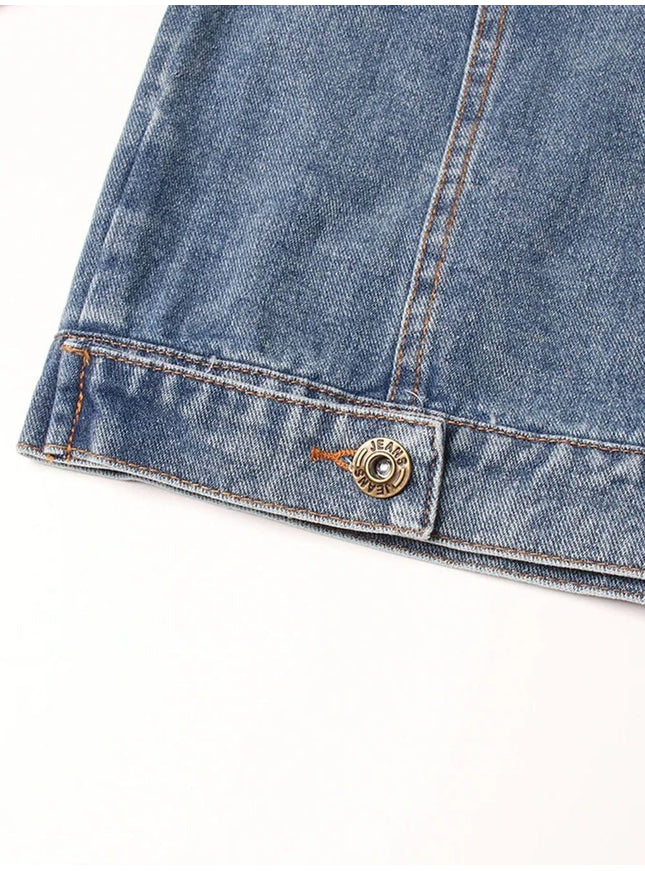 Livia Hollow Out Denim Jacket - Fashion Pov