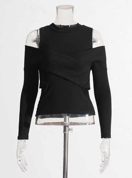 Lois Cold Shoulder T Shirt - Fashion Pov