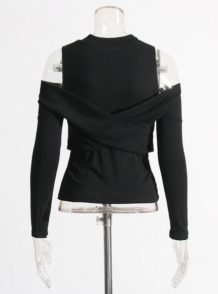 Lois Cold Shoulder T Shirt - Fashion Pov