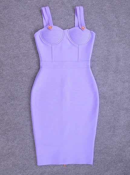 Lola Diamond Bodycon Midi Dress - Fashion Pov