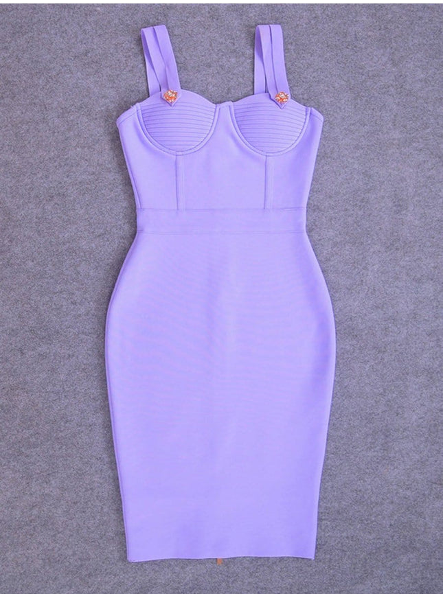 Lola Diamond Bodycon Midi Dress - Fashion Pov