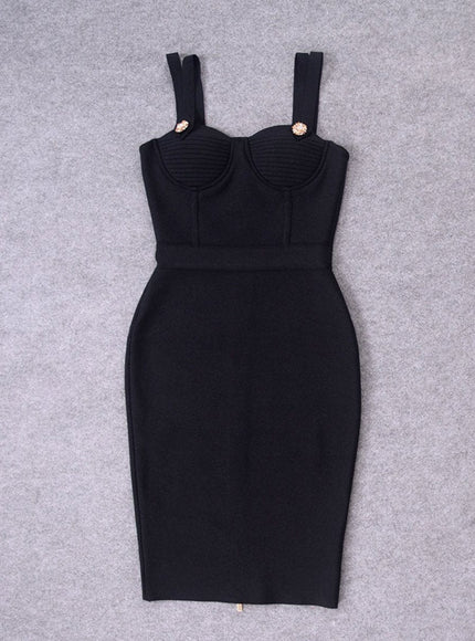 Lola Diamond Bodycon Midi Dress - Fashion Pov