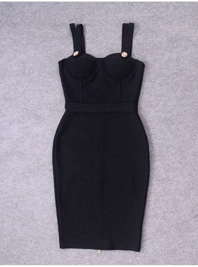 Lola Diamond Bodycon Midi Dress - Fashion Pov