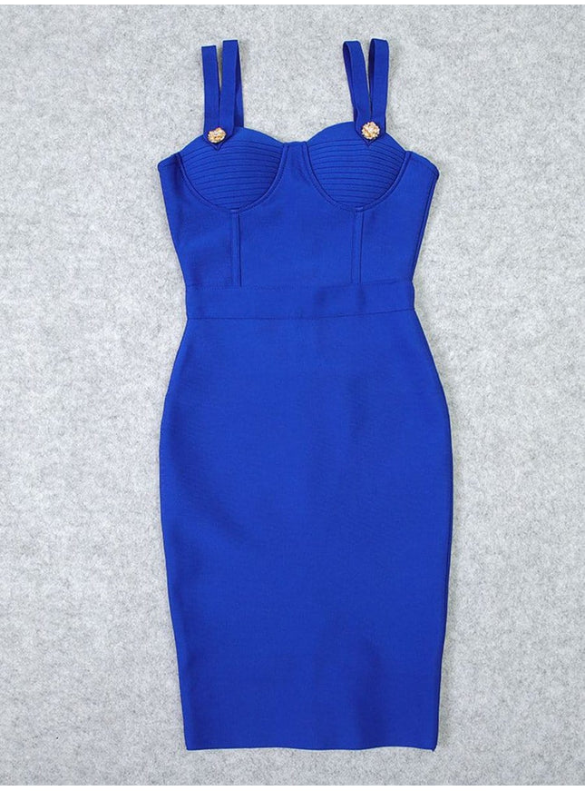 Lola Diamond Bodycon Midi Dress - Fashion Pov