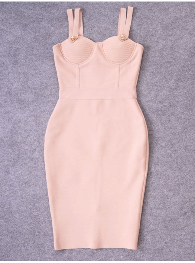 Lola Diamond Bodycon Midi Dress - Fashion Pov