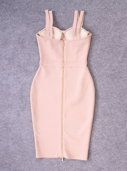 Lola Diamond Bodycon Midi Dress - Fashion Pov