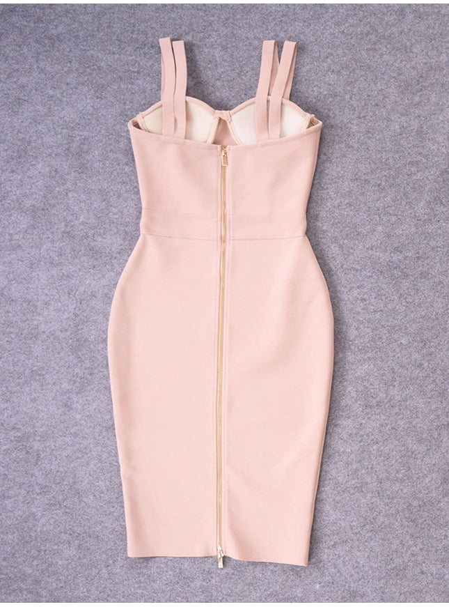 Lola Diamond Bodycon Midi Dress - Fashion Pov