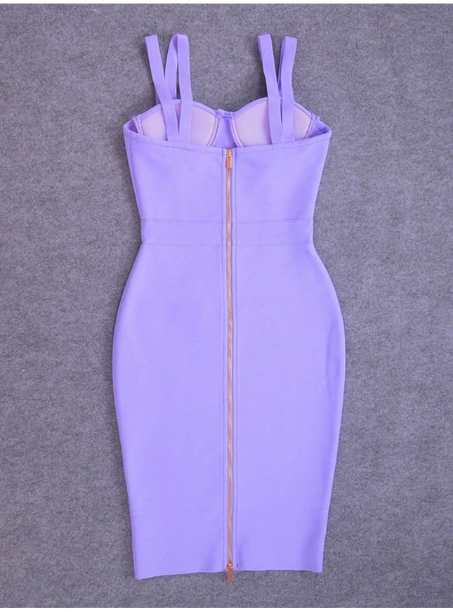 Lola Diamond Bodycon Midi Dress - Fashion Pov