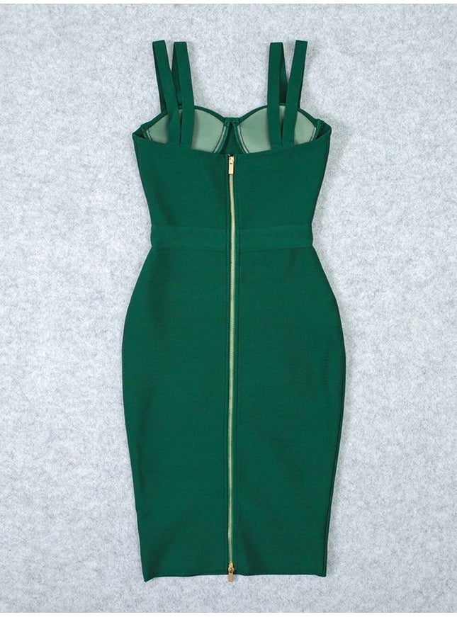 Lola Diamond Bodycon Midi Dress - Fashion Pov