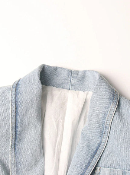 Lyric Diamond Denim Jacket - Fashion Pov