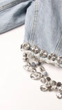 Lyric Diamond Denim Jacket - Fashion Pov