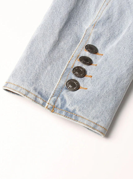 Lyric Diamond Denim Jacket - Fashion Pov