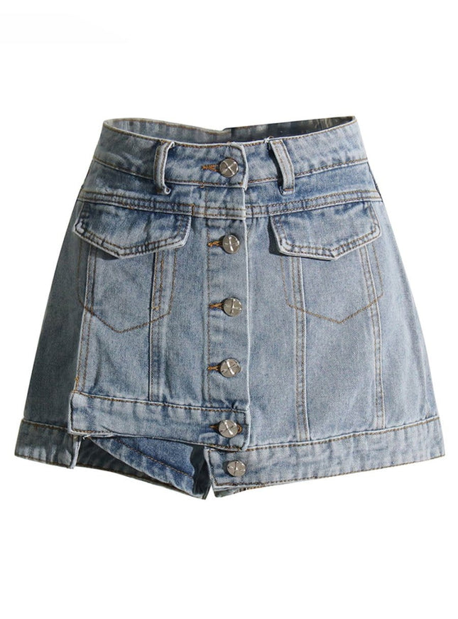 Mabel Button Skirt - Fashion Pov