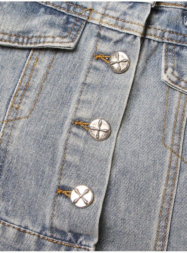 Mabel Button Skirt - Fashion Pov