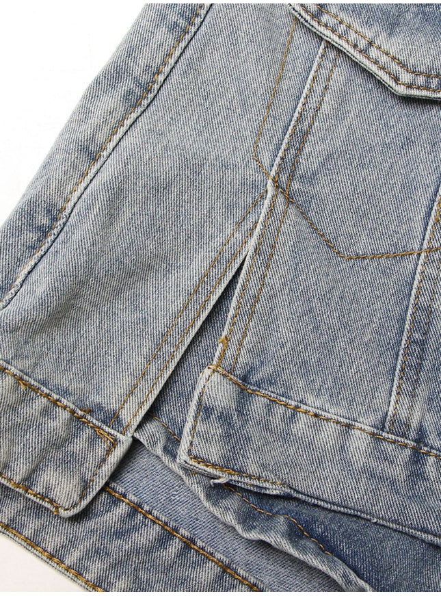 Mabel Button Skirt - Fashion Pov