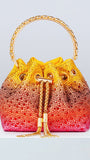 Mae Diamond Tassel Bucket Handbag - Fashion Pov