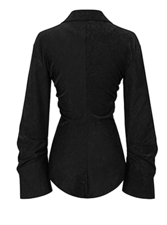 Maira Single Breasted Blouse - Fashion Pov