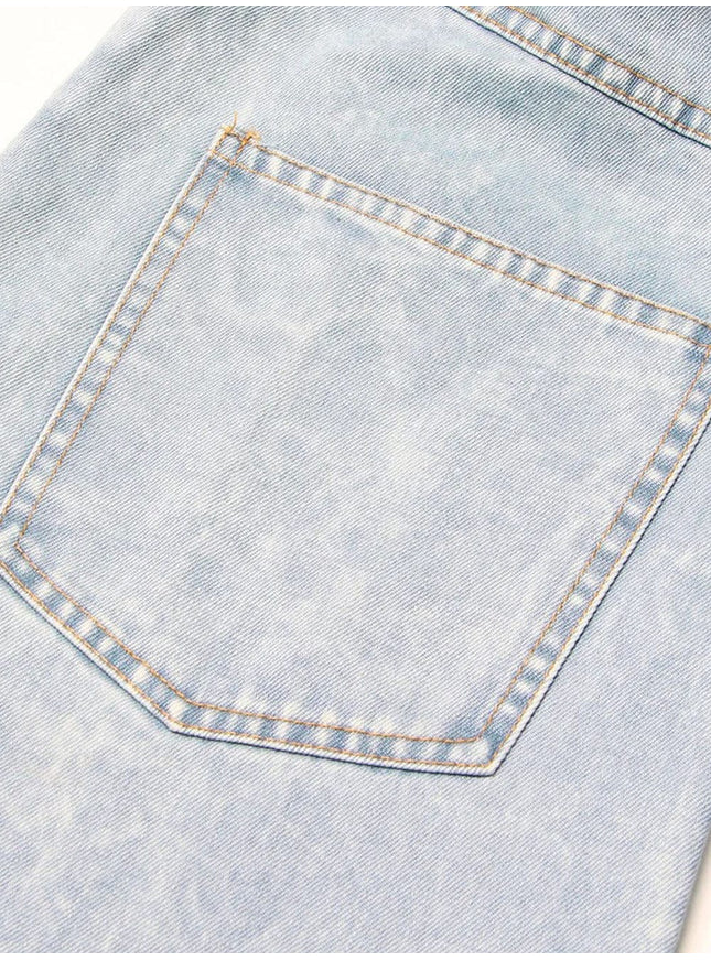 Mansi Denim Hit Wide Leg Pants - Fashion Pov