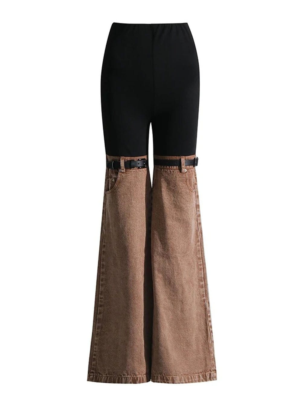 Mansi Denim Hit Wide Leg Pants - Fashion Pov