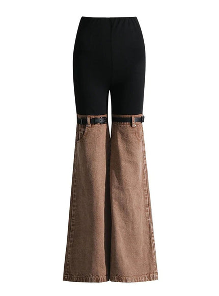 Mansi Denim Hit Wide Leg Pants - Fashion Pov