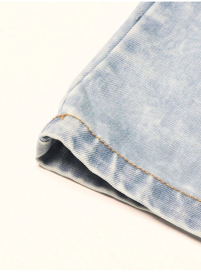 Mansi Denim Hit Wide Leg Pants - Fashion Pov