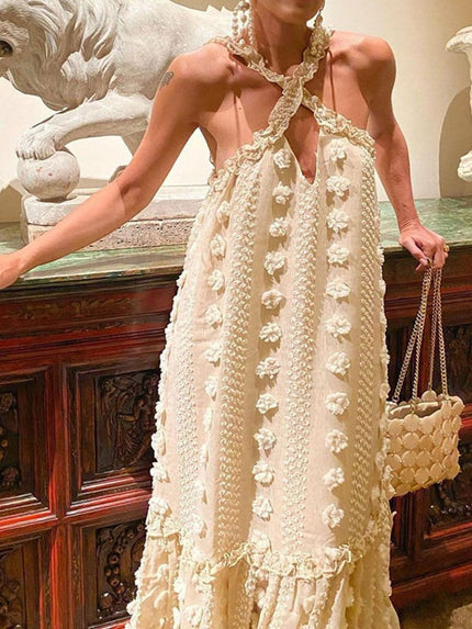 Margot Sleeveless Ruffle Maxi Dress - Fashion Pov