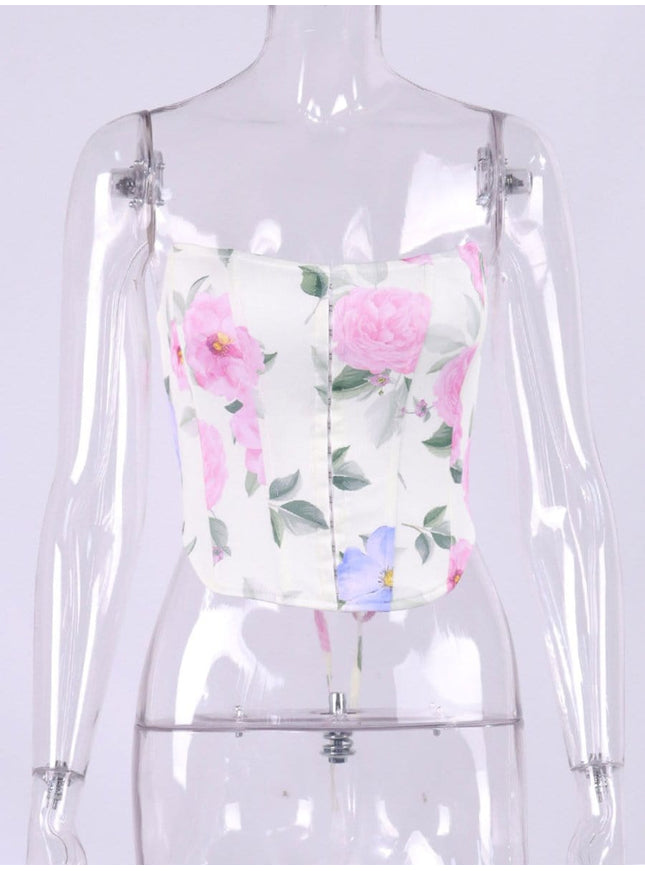 Maria Backless Fastener Top - Fashion Pov