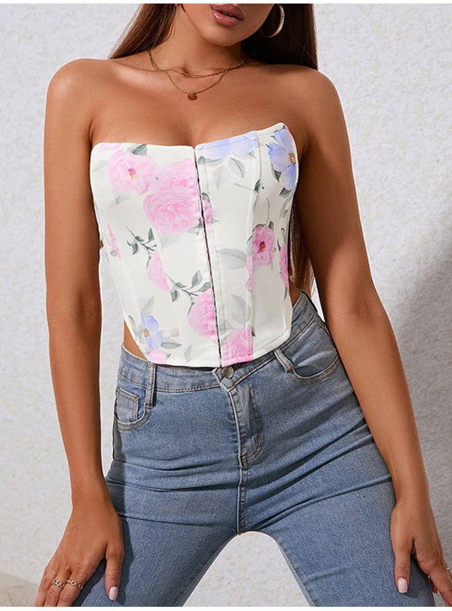 Maria Backless Fastener Top - Fashion Pov