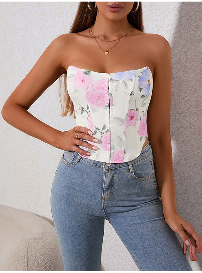 Maria Backless Fastener Top - Fashion Pov