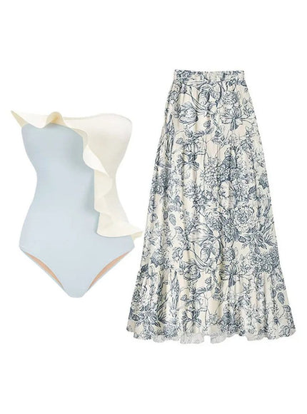Mikayla Swimsuit & Skirt Set - Fashion Pov