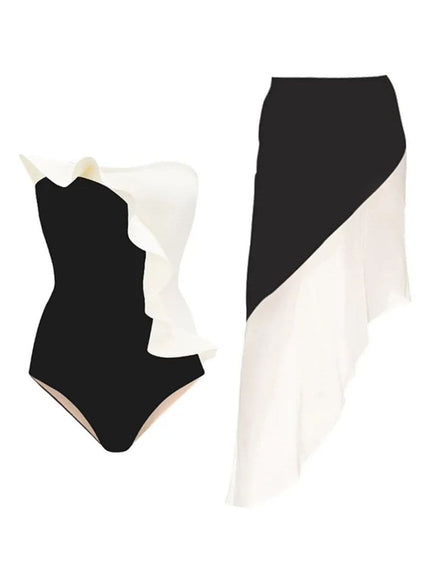 Mikayla Swimsuit & Skirt Set - Fashion Pov