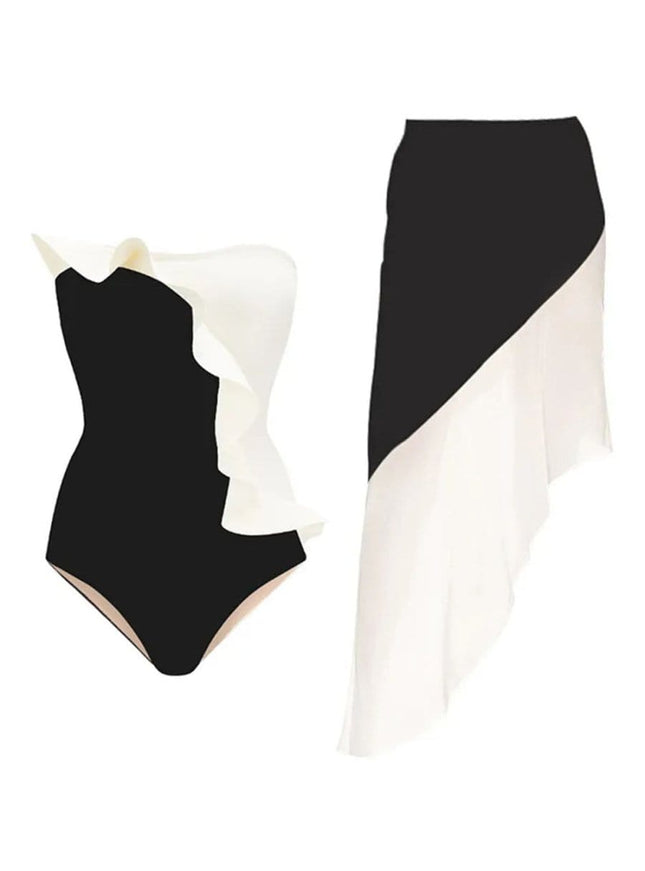 Mikayla Swimsuit & Skirt Set - Fashion Pov