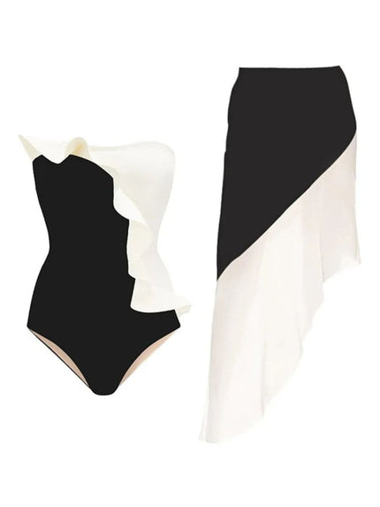 Mikayla Swimsuit & Skirt Set - Fashion Pov
