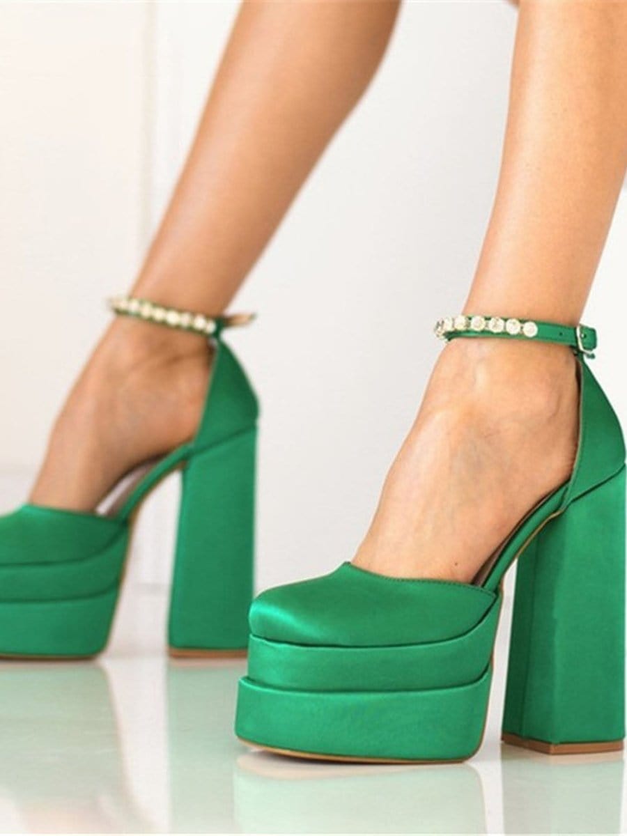 Mina Toe Rhinestone Heel - Fashion Pov