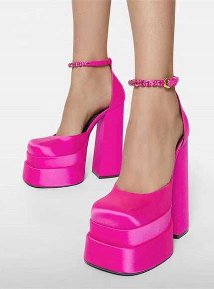 Mina Toe Rhinestone Heel - Fashion Pov