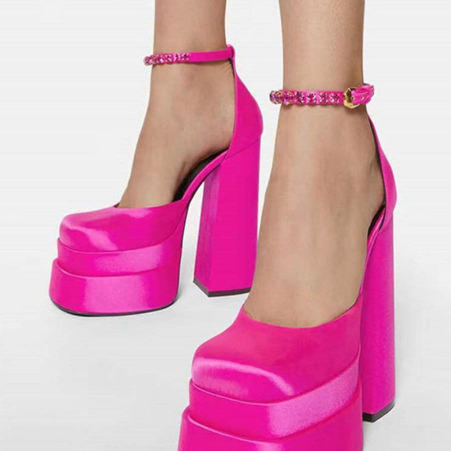 Mina Toe Rhinestone Heel - Fashion Pov