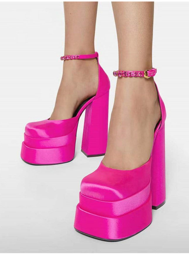 Mina Toe Rhinestone Heel - Fashion Pov