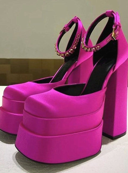 Mina Toe Rhinestone Heel - Fashion Pov