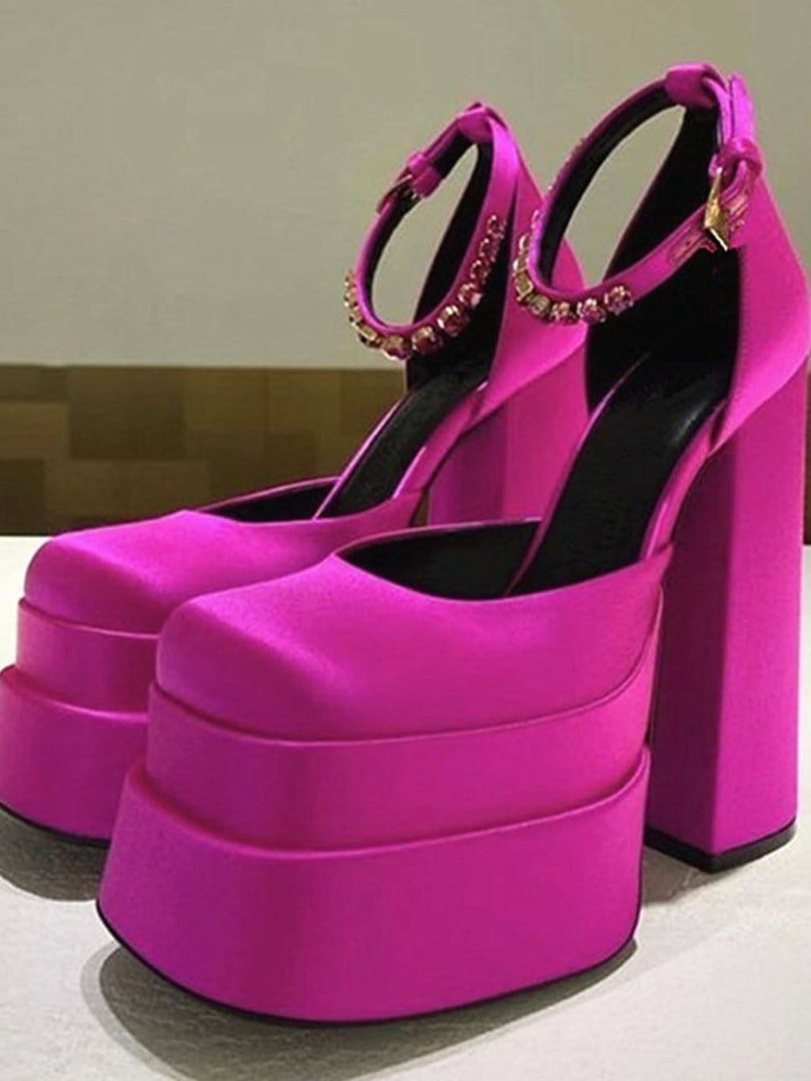 Mina Toe Rhinestone Heel - Fashion Pov