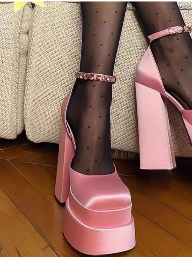 Mina Toe Rhinestone Heel - Fashion Pov
