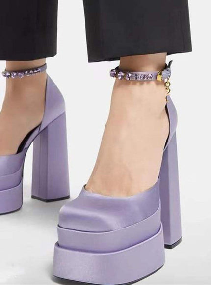 Mina Toe Rhinestone Heel - Fashion Pov