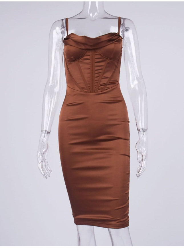 Miriam Bodycon Midi Dress - Fashion Pov