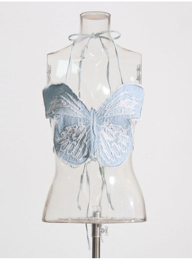 Misha Denim Vest Top - Fashion Pov