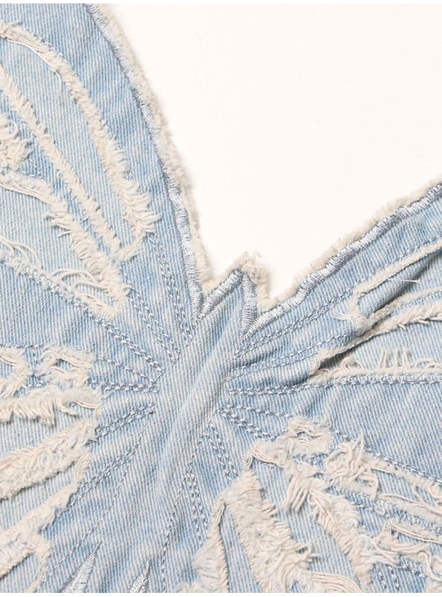 Misha Denim Vest Top - Fashion Pov