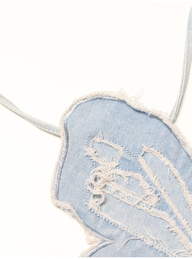 Misha Denim Vest Top - Fashion Pov