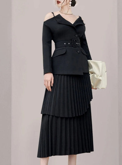 Myla Belt Top & Skirt Set - Fashion Pov