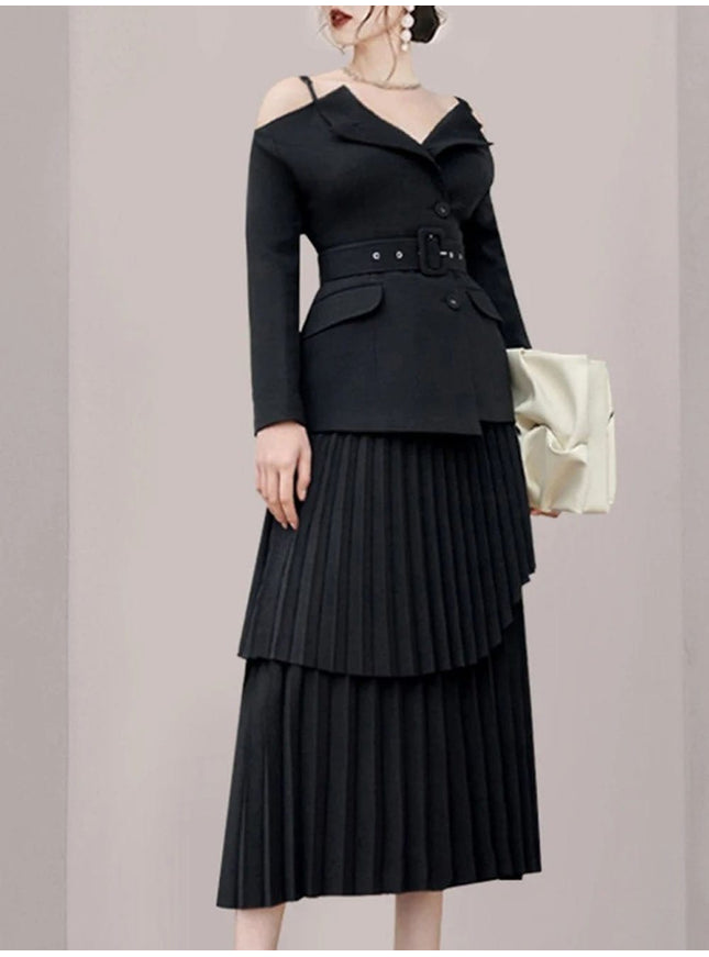 Myla Belt Top & Skirt Set - Fashion Pov