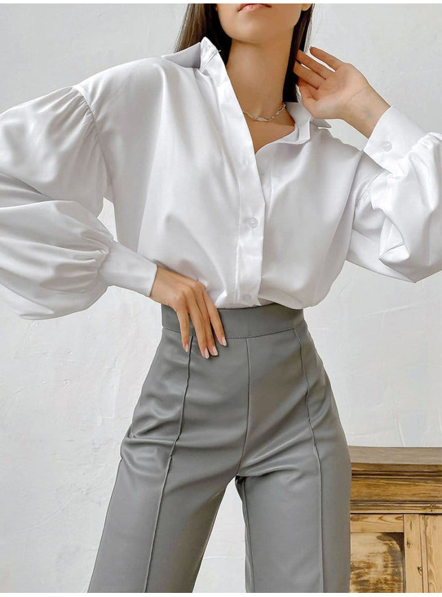 Nala Chiffon Long Sleeve Top - Fashion Pov