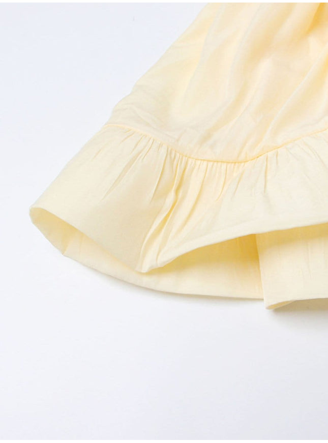 Naomi Ruffle Midi Dress - Fashion Pov