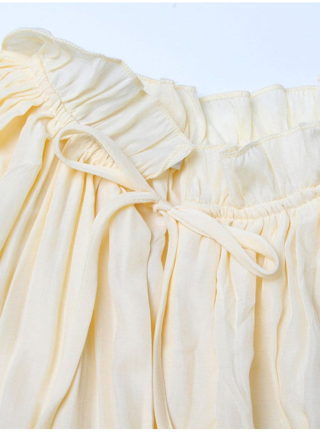 Naomi Ruffle Midi Dress - Fashion Pov